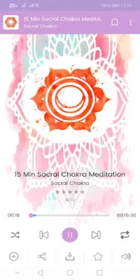 Cleansing Chakra Meditation android App screenshot 2