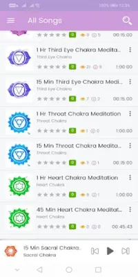 Cleansing Chakra Meditation android App screenshot 3